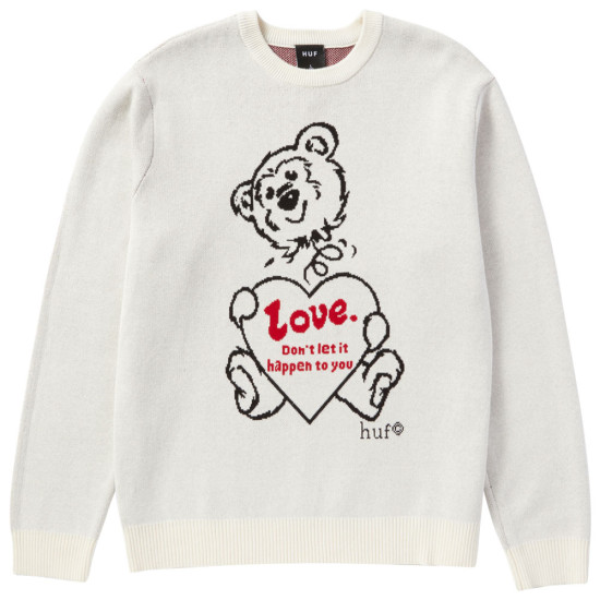 Huf Ανδρική πλεκτή μπλούζα Bad News Crewneck Sweater